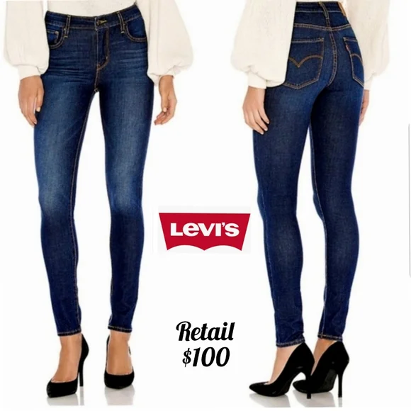 Levis 721 $100 Retail, High Rise Skinny Fit Jeans Size 27, FINAL PRICE! - Picture 2 of 15